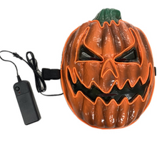 Load image into Gallery viewer, Pumpkin LED Purge Halloween Mask
