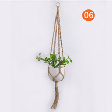 Load image into Gallery viewer, Vintage hemp rope flowerpot net bag hanging
