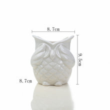 Load image into Gallery viewer, Green plant ceramic flower pot container
