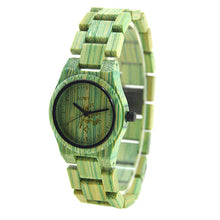 Load image into Gallery viewer, Bamboo wood color dynamic wooden watch
