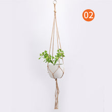 Load image into Gallery viewer, Vintage hemp rope flowerpot net bag hanging
