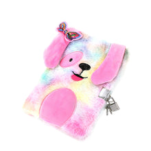 Load image into Gallery viewer, Little Princess With Lock Notebook Cute Cartoon Girl Heart Creative Code Book
