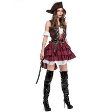 Load image into Gallery viewer, Female Somali Pirate Pirate Costume Halloween Costume
