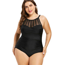 Load image into Gallery viewer, Plus size hot spring one-piece swimsuit
