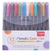 Load image into Gallery viewer, Color black card album color metal pen
