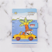 Load image into Gallery viewer, Cute Hand Ledger A5PU Color Page Notepad
