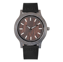 Load image into Gallery viewer, Retro wooden watch quartz movement neutral men's belt watch bamboo watch
