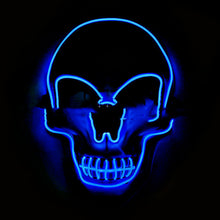 Load image into Gallery viewer, Skull LED Glowing Halloween Mask
