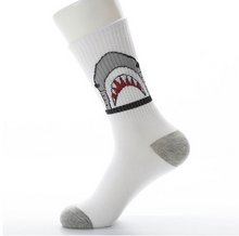 Load image into Gallery viewer, White autumn and winter tube tide socks European and American fashion personality female socks
