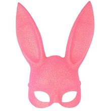 Load image into Gallery viewer, Fashion Black Rabbit Ear Half Face Mask
