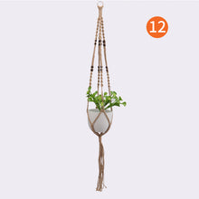 Load image into Gallery viewer, Vintage hemp rope flowerpot net bag hanging
