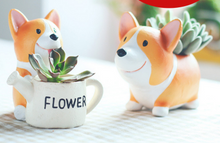 Load image into Gallery viewer, Flower Pot Mini Plant Pot Modern Pet Dog Annimal Style Garden Cactus Succulent Pots
