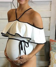 Load image into Gallery viewer, Maternity One-Piece Beach Swimsuit
