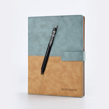 Load image into Gallery viewer, Elfinbook X leather surface App backup management smart paper notebook repeatable writing painting handwriting
