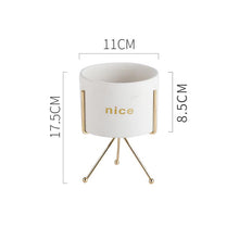 Load image into Gallery viewer, Creative Personality Iron Ceramic Flowerpot

