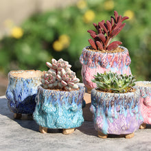 Load image into Gallery viewer, Succulent Flower Pot Ceramic Creative Personality Cute Hand Squeeze
