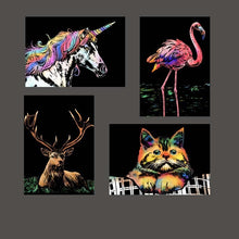 Load image into Gallery viewer, Colorful animal scratch paper
