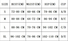 Load image into Gallery viewer, Black sexy cross color block wire free halter one piece swimwear
