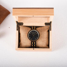 Load image into Gallery viewer, Ladies solid wood watches

