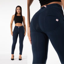 Load image into Gallery viewer, Dark Blue Waterproof Vintage Stretch Cotton Women Sweatpants
