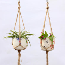 Load image into Gallery viewer, Hanging net on wall of flower pot

