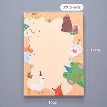 Load image into Gallery viewer, Cute Sticky Notes For Students With Tearable Non-sticky Sticky Notes
