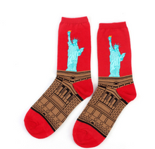 Load image into Gallery viewer, art pattern socks
