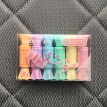 Load image into Gallery viewer, Candy color candy shape double highlighter
