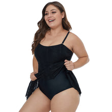 Load image into Gallery viewer, Conservative hot spring skirt one-piece swimsuit
