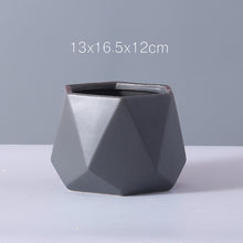 Load image into Gallery viewer, Geometric Green Plants Hydroponic Flowerpot
