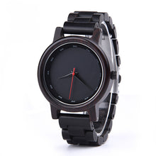 Load image into Gallery viewer, Ebony wood men's watch personality
