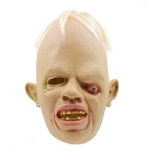 Load image into Gallery viewer, Horror One-Eyeed Mask Cosplay Scary Zombine Joker Haunted House Latex Masks Helmet Halloween Party Costume Props
