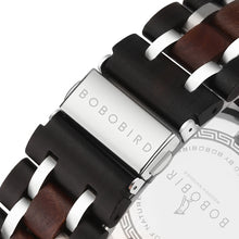Load image into Gallery viewer, Multifunctional solid wood watch

