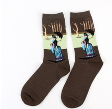 Load image into Gallery viewer, art pattern socks
