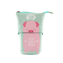 Load image into Gallery viewer, Creative student stationery canvas pencil bag
