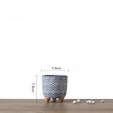 Load image into Gallery viewer, Terracotta three-legged flower pot
