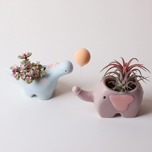 Load image into Gallery viewer, Creative Office Living Room Interior Desktop Ceramic Mini Cartoon Flower Pot
