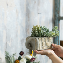 Load image into Gallery viewer, Animal abstract elephant flower pot
