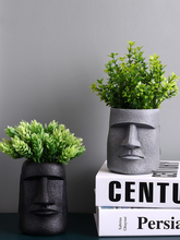 Load image into Gallery viewer, Stone Statue Flower Pot Home Creative Office Resin Crafts
