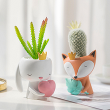 Load image into Gallery viewer, Creative Cartoon Simulation Succulent Potted Ornaments Office Desk Furnishings
