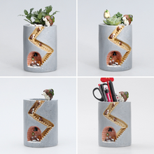 Load image into Gallery viewer, Fun Gardening Cartoon Succulent Flower Pot
