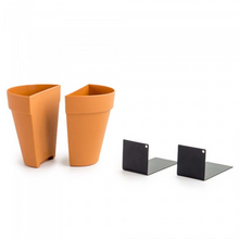 Load image into Gallery viewer, Creative Plastic Office Bookend Flower Pot
