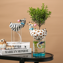 Load image into Gallery viewer, Succulent Automatic Water-absorbing Flowerpot Lazy Decoration
