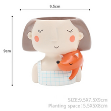 Load image into Gallery viewer, Little People Mini Succulent Planter
