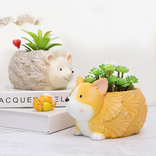 Load image into Gallery viewer, Resin flower pot decorations
