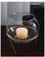 Load image into Gallery viewer, Glass flower pot

