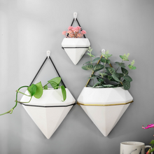 Load image into Gallery viewer, Hydroponic Flower Pot Ceramic Creative Wall Hanging

