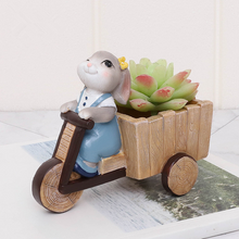 Load image into Gallery viewer, Cartoon rabbit flower pot
