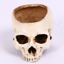 Load image into Gallery viewer, Halloween Home Skull Ashtray Flower Pot
