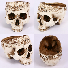 Load image into Gallery viewer, Skull ashtray flower pot

